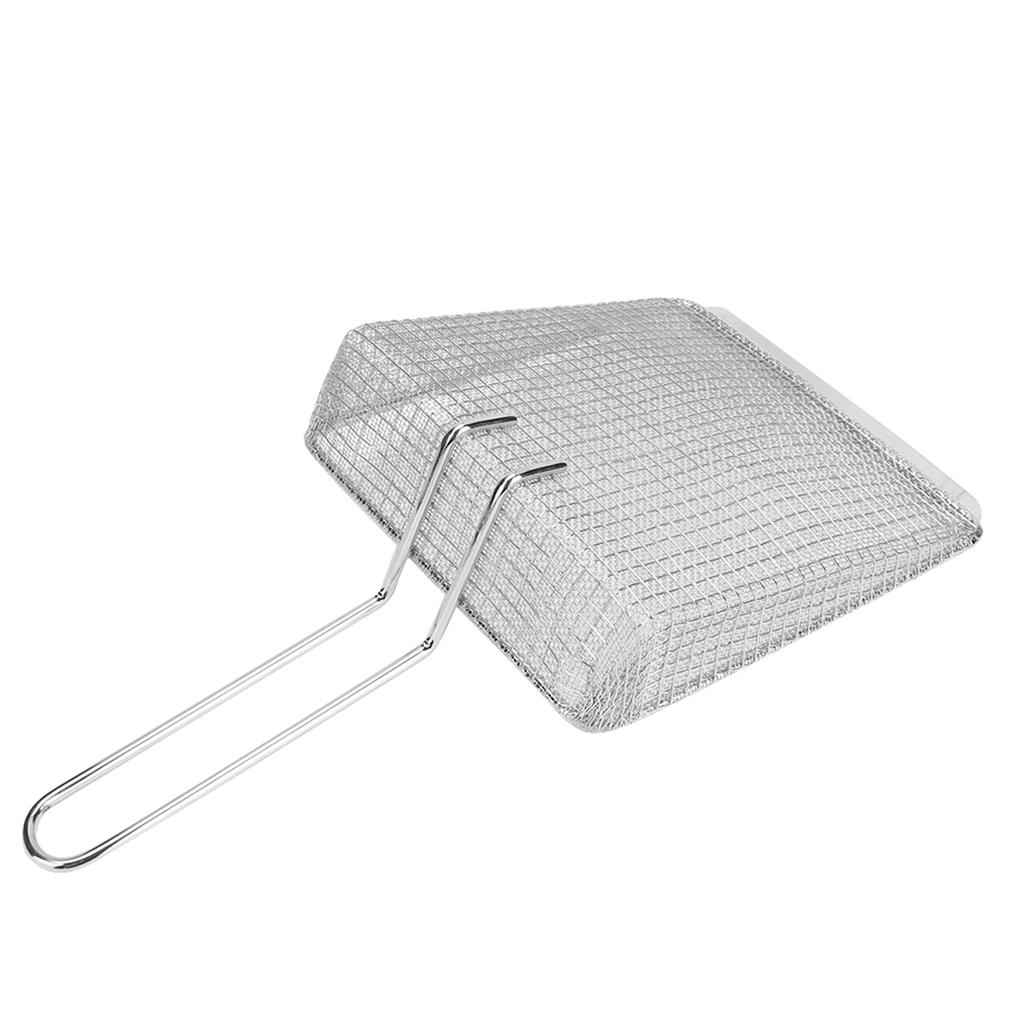 Multifunkční kuchyňská lopatka na vaření a smažení z nerezové oceli, síťovaná lopatka na hranolky