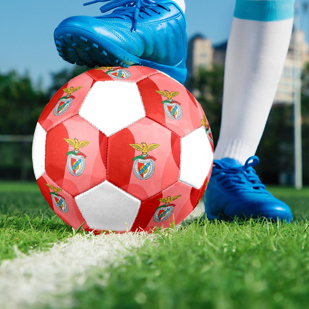 1PC S.L.B size 5 soccer ball PrahaIndoor Soccer Ball Colorful All Ages Machine Stitched PVC Competition Ready Durable High-Bounce
