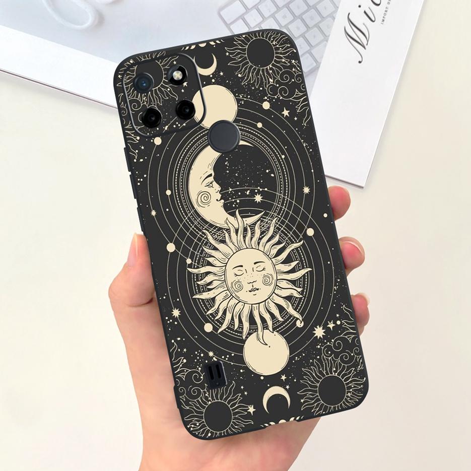 For Realme C21Y Case Realme C25Y Stylish Candy Painted Cover Soft Silicone Phone Case For Realme C21 C 21 Y C25Y RealmeC21 Shell