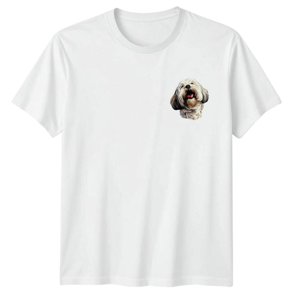 Happy Shih Tzu Dog Animals Unisexs TShirt Unisexs Tee Graphic Unisex Top S