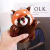 Cartoon Kawaii Animal Plush Pendant Plush Stuffed Red Panda Plushies Pendant  Unisex