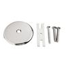 Replacement Bathtub Drain Overflow Panel with 3 Screws for Easy Install