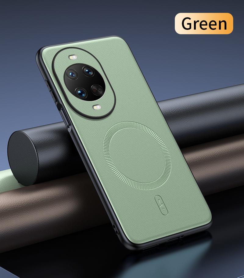 For Huawei Nova 14 Ultra Case Magnetic Leather Shield Cover High Quality Anti-Fingerprint Non-Slip PC+TPU