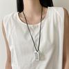 2025 Fashion Leather Cord Clavicle Necklace - Women's High-End Luxury Pendant Chain Accessories