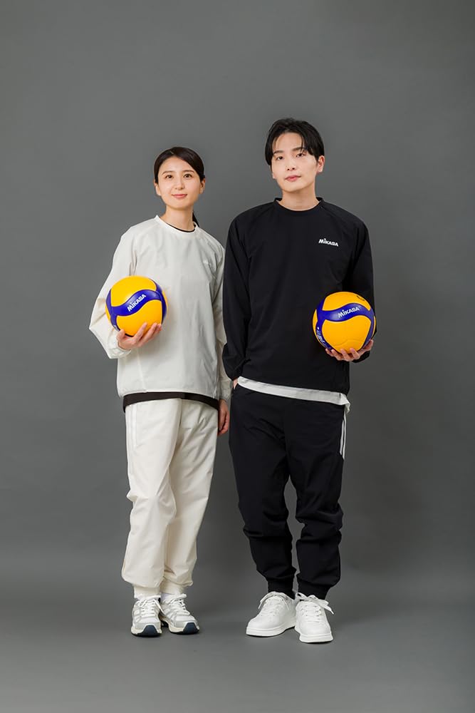 MIKASA Long Sleeve Size Small Piste, Black, (Unisex), 2611-BKS