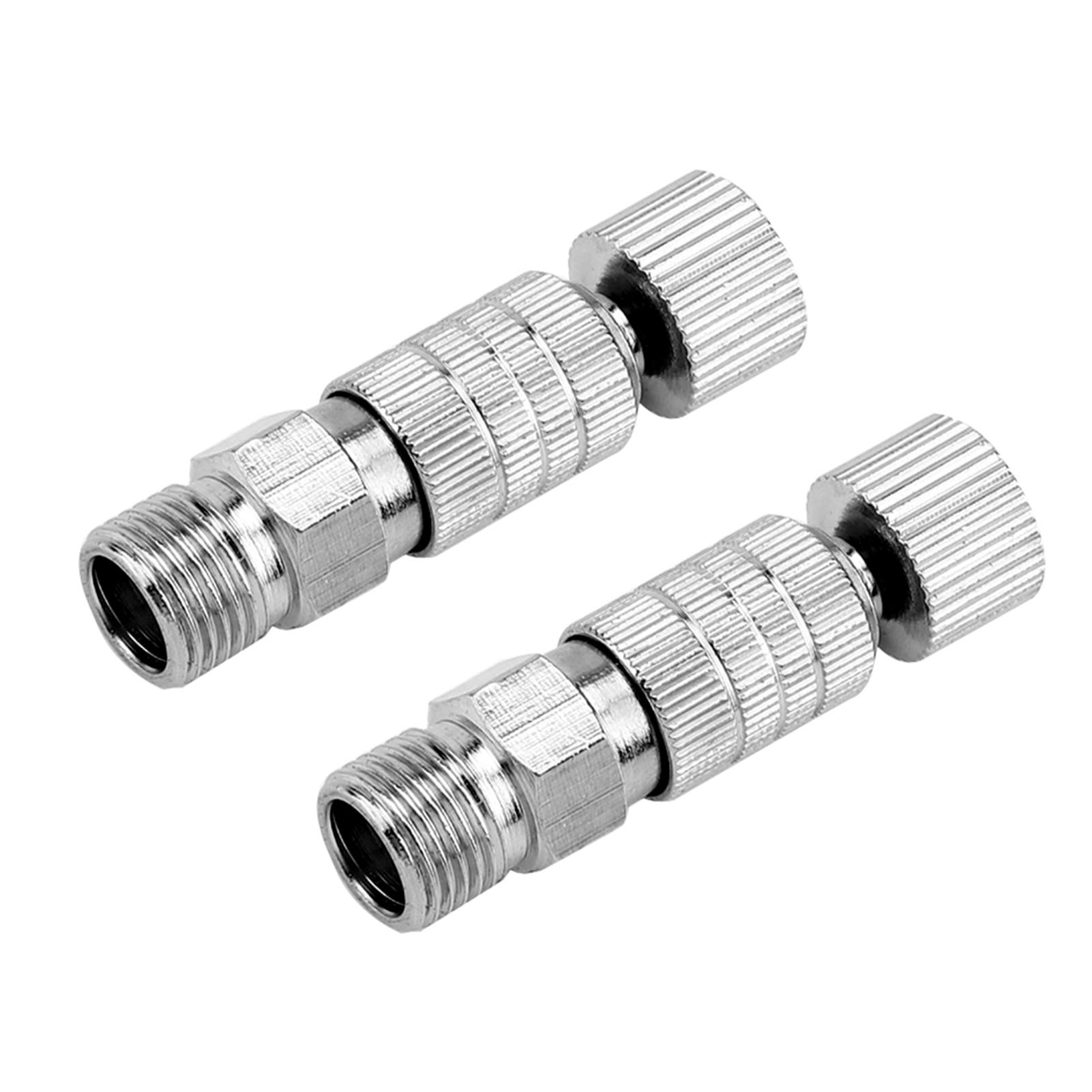 2 Piezas Acoplamiento Rápido de Liberación para Aerógrafo 1/8 Pulgada Macho Hembra Adaptador de Manguera para Aerógrafo para Compresor de Aire