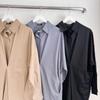 New Arrivals Open Run Big Size Guest Look Shirt Long Dress Pocket Cotton Dress
