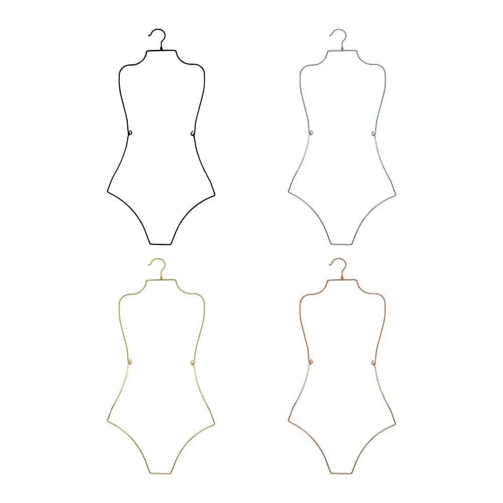Body Shape Lingerie Hanging Rack Foldable Bikini Display Hanger  Cloakroom Shops Wardrobe