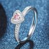 Lindon Classic Copper Alloy Zircon Ring Ladies Jewelry Wedding Promise Party Gift