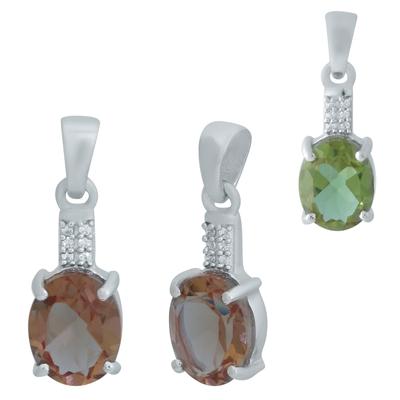 2.78ct Sultanitli Gümüş Kolye (1958285)