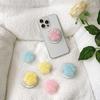 Solid Color 3D Cat Paw Phone Airbag Holder Retractable Magnetic Adhesive Back Sticker Desktop Stand Watching Dramas Creative Finger Ring Grip
