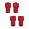 4x Bike Valve Adapter Convert Mountain Road Bike Tire Converter Pump Tools Air Nozzle Tube Bicycle Accessories for Folding Bike