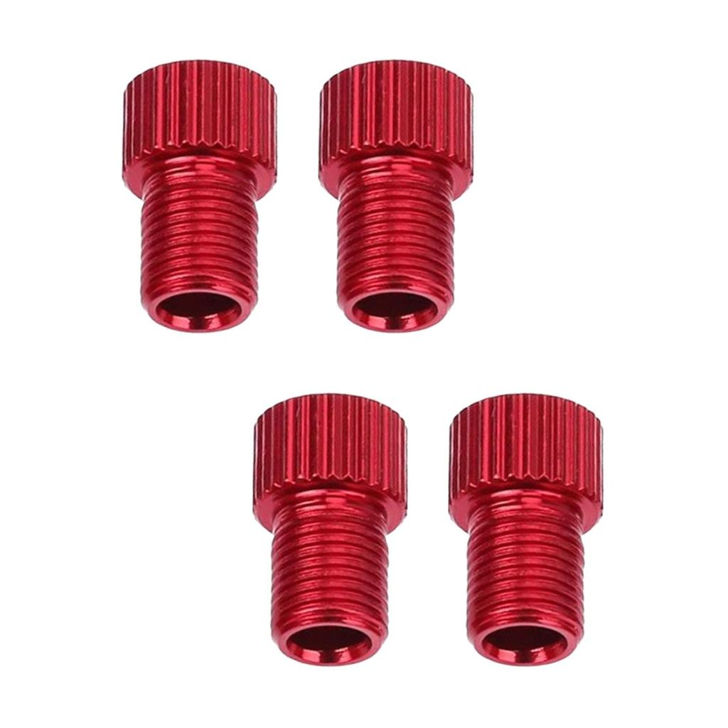 4x Bike Valve Adapter Convert Mountain Road Bike Tire Converter Pump Tools Air Nozzle Tube Bicycle Accessories for Folding Bike