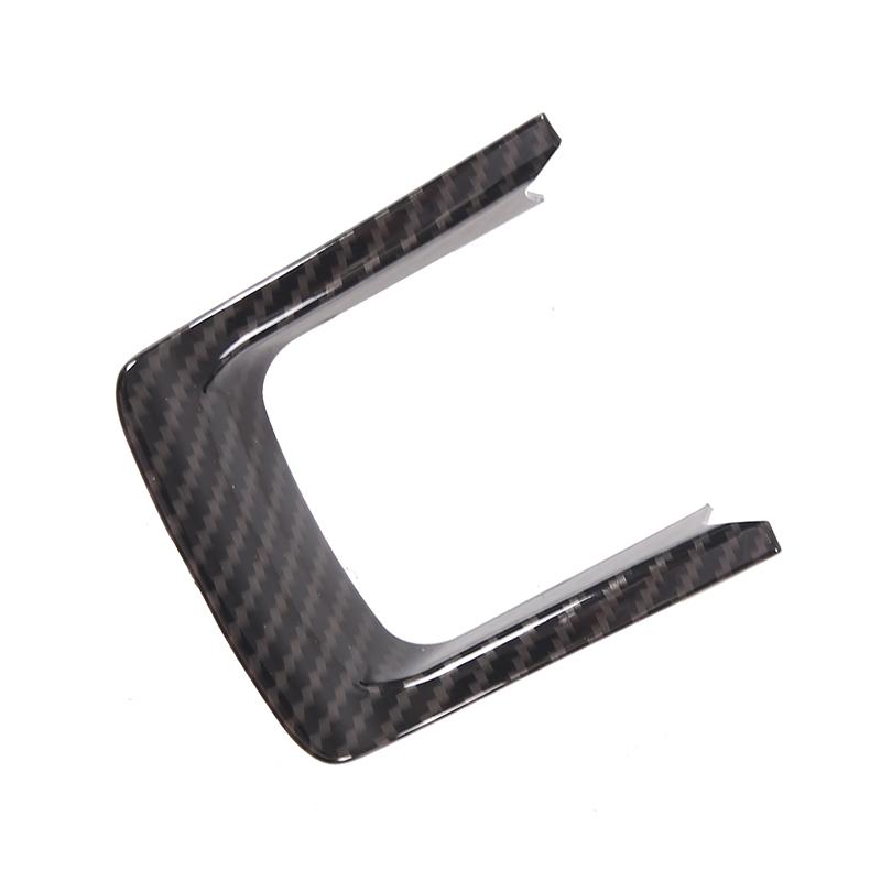 For Land Rover Range Rover Evoque 2012-2018 ABS Carbon Fiber Car Steering Wheel Decorative Frame Sticker Car Accessories
