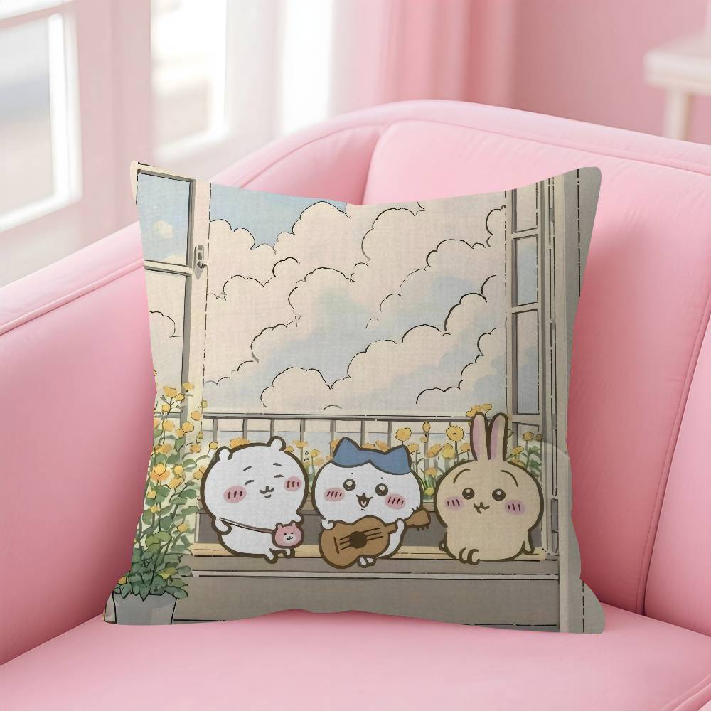 Anime Cute Japan Classic Cushion Cover Inches Farmhouse Decor Home Throw Pillow Covers for Couch Decorations