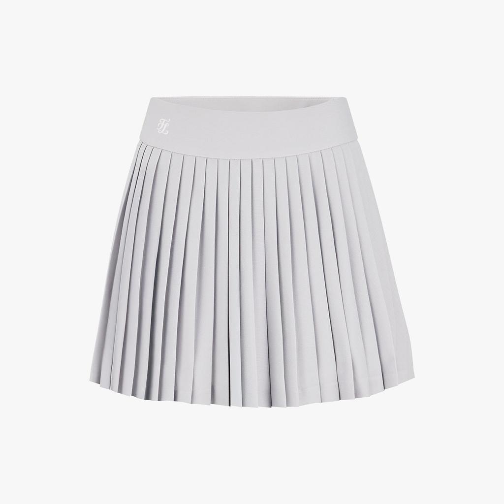 FAIRLIAR GOLF Pique Pleated Skirt (Beige)