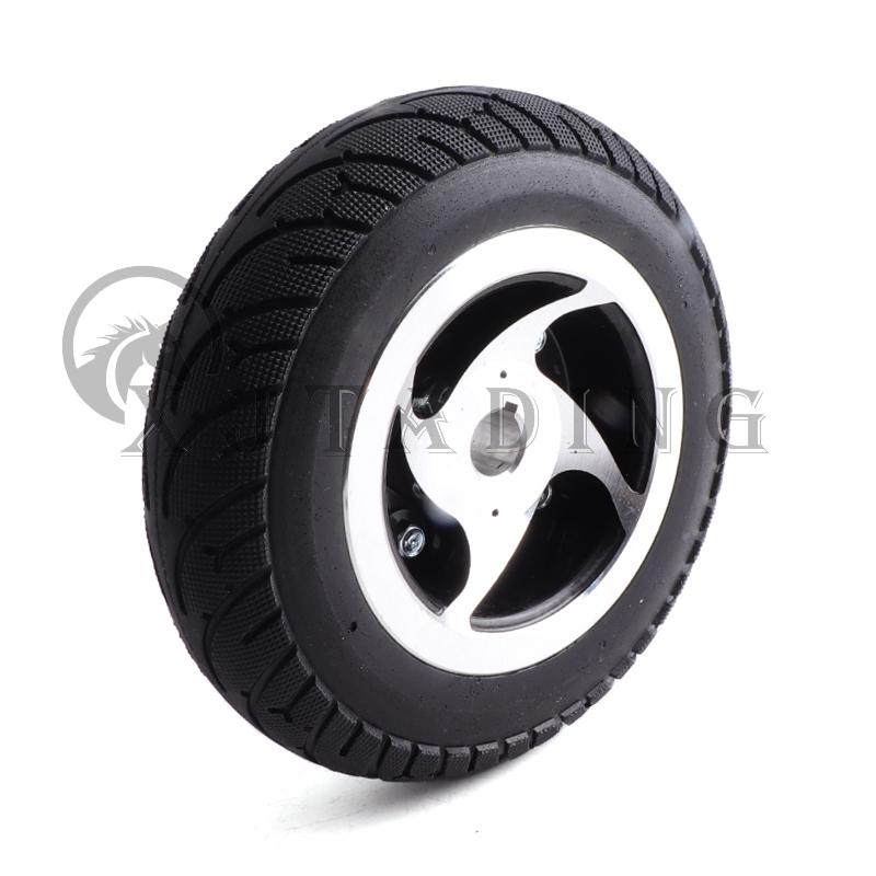 8 inch Solid Tyre Wheel 200x50 Non-pneumatic tire With Alloy Wheel Hub for Gas & Electric Scooter Handcart Bike Mini ATV Parts