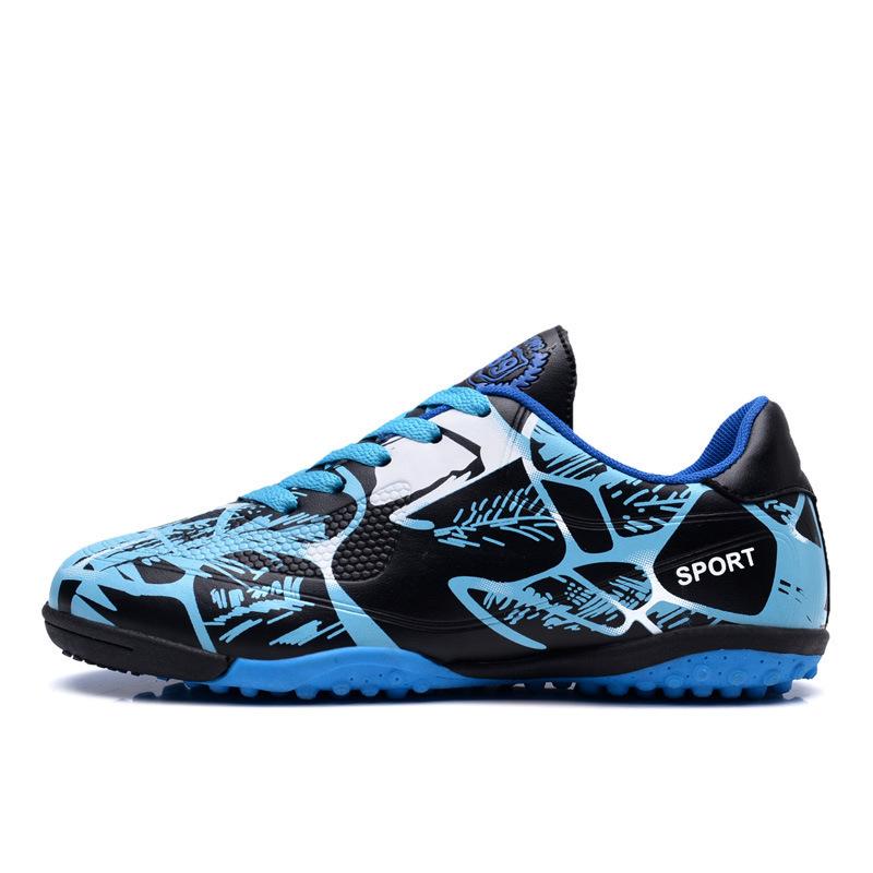 Football shoes children boys and students girls long nails broken nails green training club artificial grass game