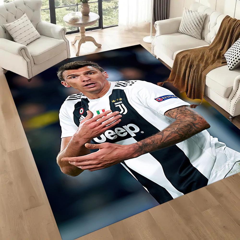 Juventus Floor Mat Perfect For Dormitory Game Room Living Rooms Study Room Antislip Carpet Anime Office Decor