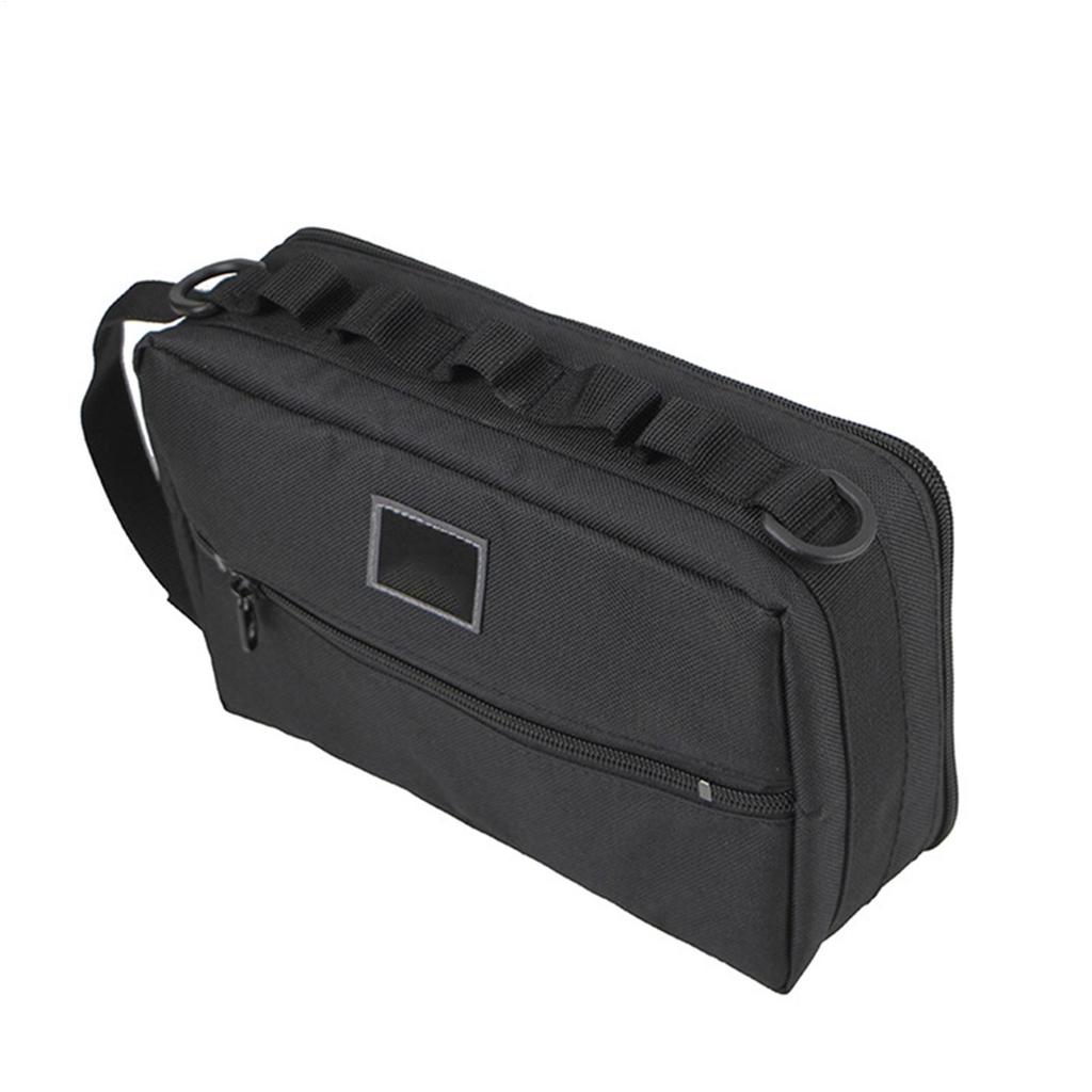Camp Kitchen Storage Bag Multi-Pockets Paper Towel Holder Waterproof BBQ Cooking Tool Forks Spoons Caddy For Travel Picnic