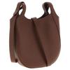 Longchamp Le Foulonné Logo Embossed Adjustable Shoulder Strap Leather Crossbody Bag Small Women Bags Brown 10329021M02