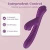 Rabbit Sucking Vibrator for Clitoral G Spot Stimulation, Adult Sex Toys, Vibrating Finger Massager with 3 Suction and 10 Vibration & Come-Hither Modes
