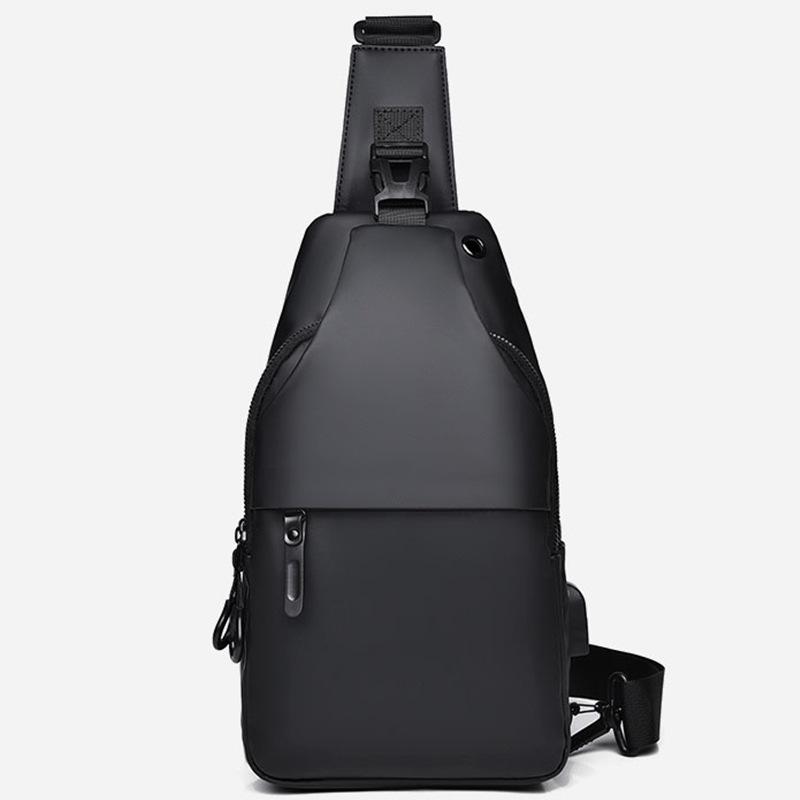 Men's Chest Bag Korean Style Fashionable Shoulder Bag Crossbody Sports Small Backpack Water-proof Chest Bag Hanging Bag