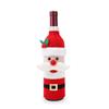 Santa Clause Wine Bottle Decorative Case Cloth Wine Bottle Accessories  Table