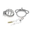 Waistband Chastity Lock - Stainless Steel Hollow Penis Cage