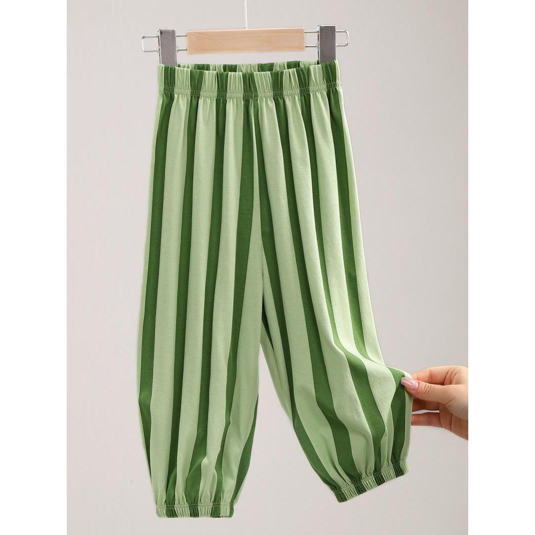 

New Thin Mosquito Proof Pants for Boys Summer Thin Men s Leg Binding Pants 140