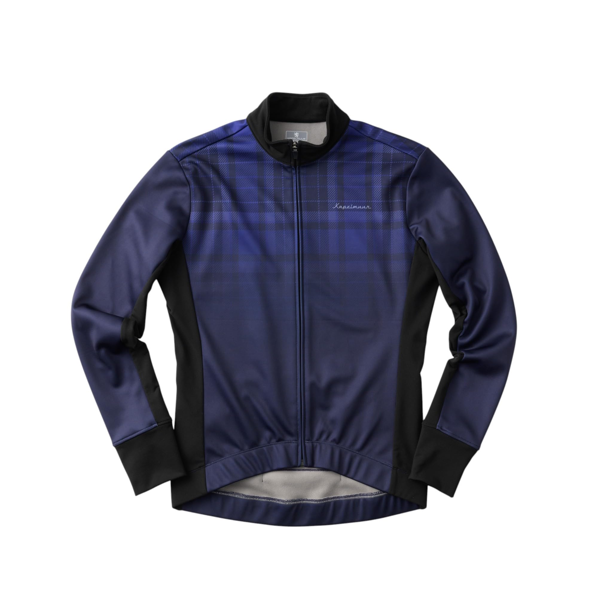 

Kapelmuur Cycling Jacket (5-15°C), Thermo Jacket, Tartan Check, Navy, WXL