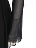 Damer Frekk Nonne Kostyme Halterneck Nettingermer Culotte-stil Kjole Hodeplagg Partykostyme