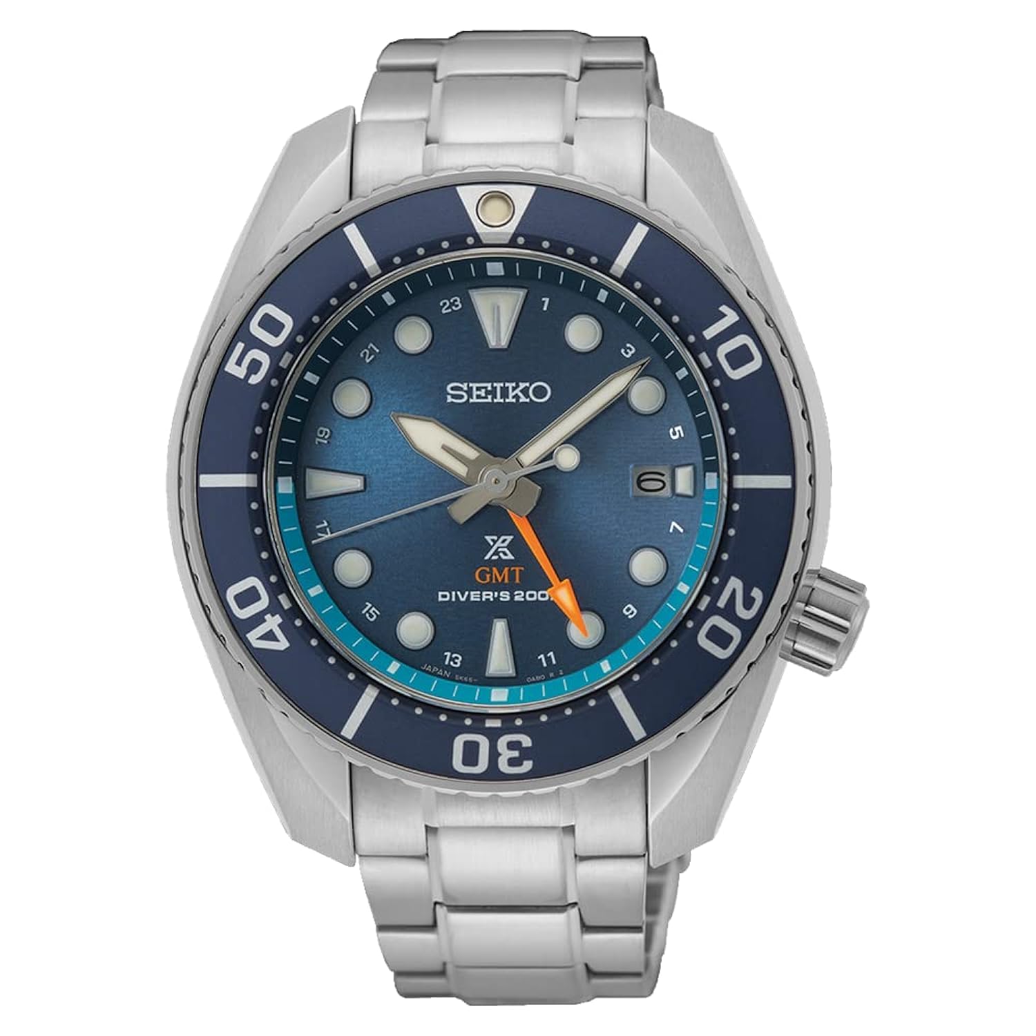 

SEIKO Prospex SFK001 Sea Sumo Solar GMT Blue