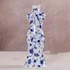 Antique Blue and White Chinese Porcelain Vase - European & American Handicraft for Flower Arrangements