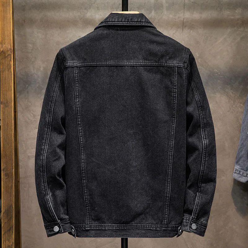 Ανδρικό Όρθιο Τζιν Μπουφάν Casual Φαρδύ Τζιν Μπουφάν Μεγάλο Μέγεθος Μπουφάν