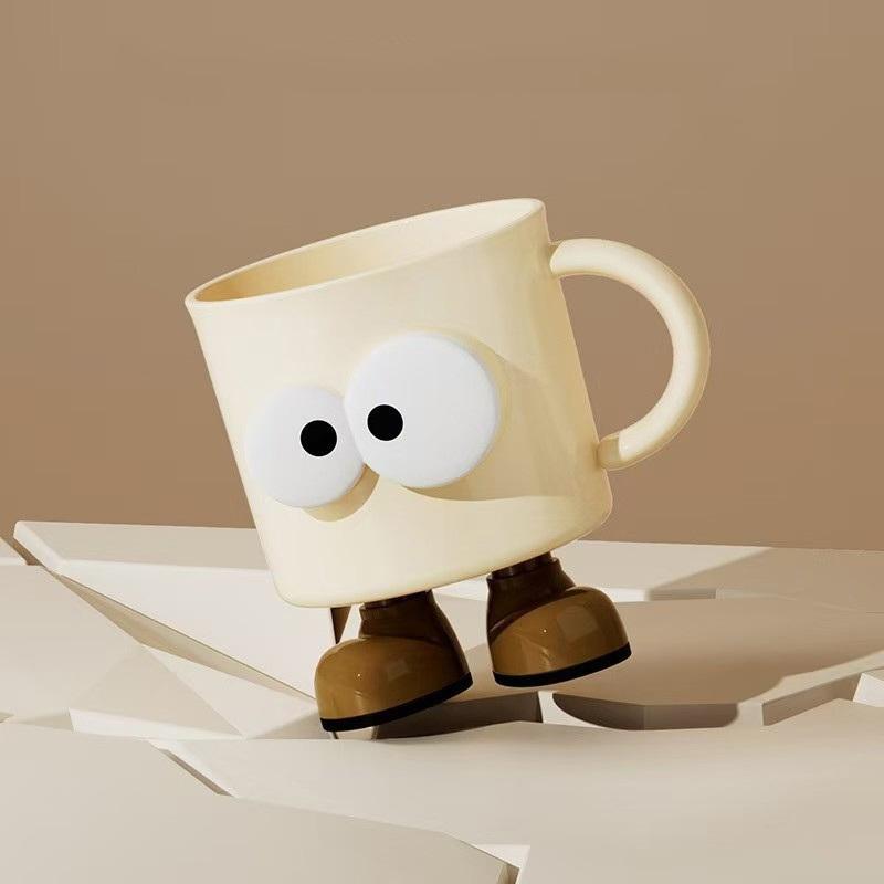 1 Piece Of Mouthwash Cup Household Toothbrush Cup Couple Girl Toothbrush Cup Cute Cartoon Wash Cup Anti-Fall