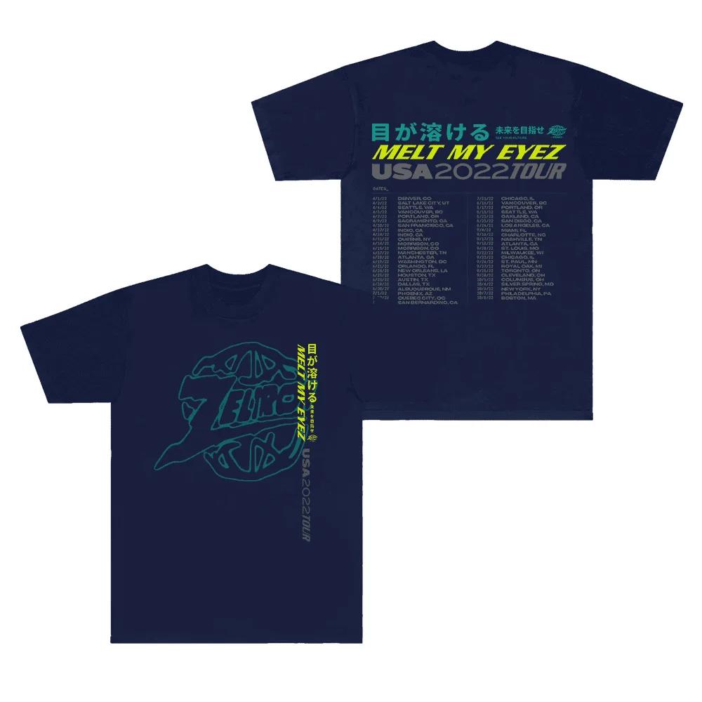

Мерч Дензела Карри Футболка Melt My Eyes Tour Футболки Список Треков Для Фанатов Унисекс Женская Харадзюку С Коротким Рукавом Рэпер Хип-Хоп Топ Футболка S