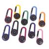 Boucle de Sac à Dos d'Alpinisme de Randonnée à Libération Rapide Avec Boussole Mini Boussole Extérieure Mousqueton Camping Porte-clés ABS Multicolore