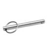 Fitnessstudio Gewichtsstapelstift Professioneller Metall-Gewichtsmaschinenstift Ersatz Gymnastikgewichte Ladestift für Krafttraining Zubehör 8x65