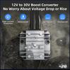 12V/24V to 30V 3.5A DC Step-Up Power Converter