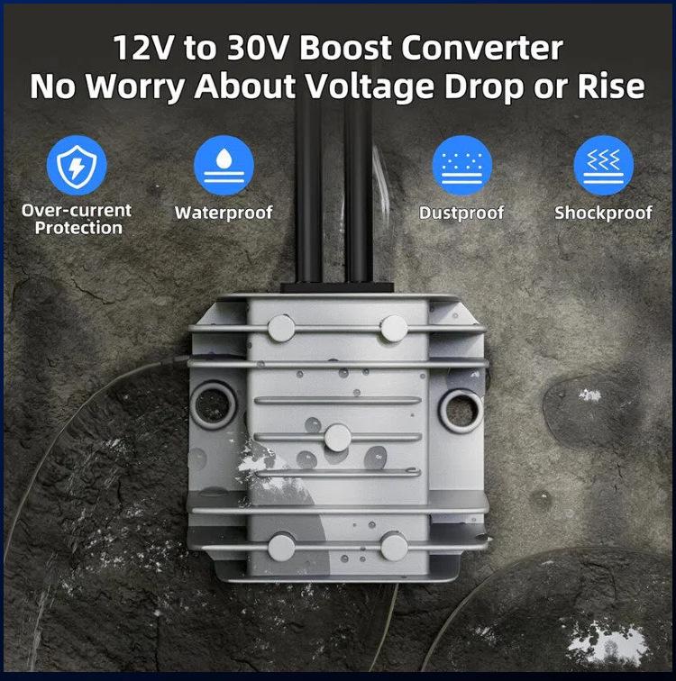 12V/24V to 30V 3.5A DC Step-Up Power Converter