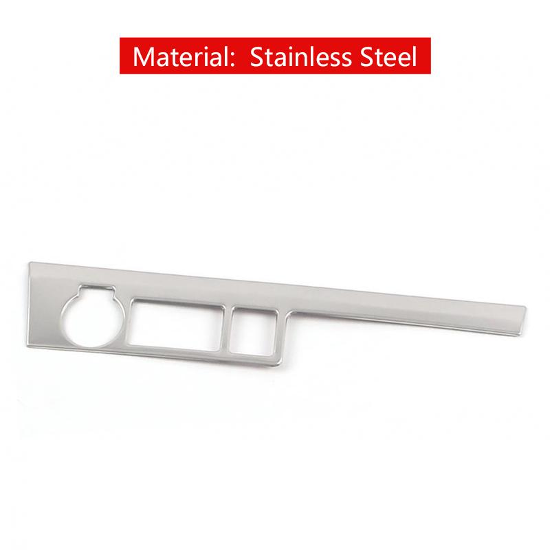 Stainless Steel Car Central Control USB Frame Cover Case Trim Sticker Fit For Toyota Highlander XU70 2020 2024 2024 2024 Hybrid