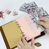 5pcs Transparent Loose Leaf Refill Sleeves A6/A7 Cash Envelope Inserts  Bill/Card Storage
