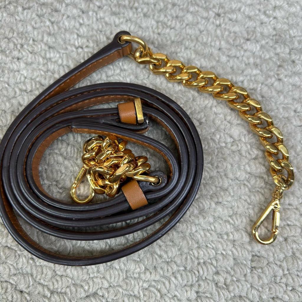 [Pre-Owned] Patricia Visetos Monogram Metal Chain Mini Waist Bag - Very Good #12HAN2S