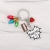Stranger Things Keychain Heart Light With Magnet Tape Friendship Gift For Teens
