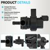 Fuel Tank Vapor Canister Purge Solenoid Valve 13901433603 for BMW 3 5 7 Series X5 Z3 Z4 E36 E46 E39 E38 E65 E66 E53 E85 1433603