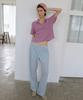 Sienneu Milly Pleats Pants (Sea Blue)