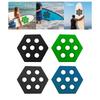 12Pcs Hexagon Surfboard Pads Deck Grip for Funboard Skimboards Paddleboard