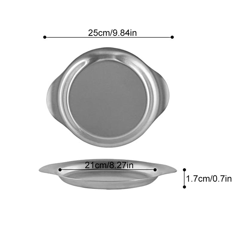 1PC Elliptical Plate Afternoon Tea Cake Treat Dish Round Plate Modern Salad Fruits Serving Tray Desserts Plate 15/18/21/23/26cm