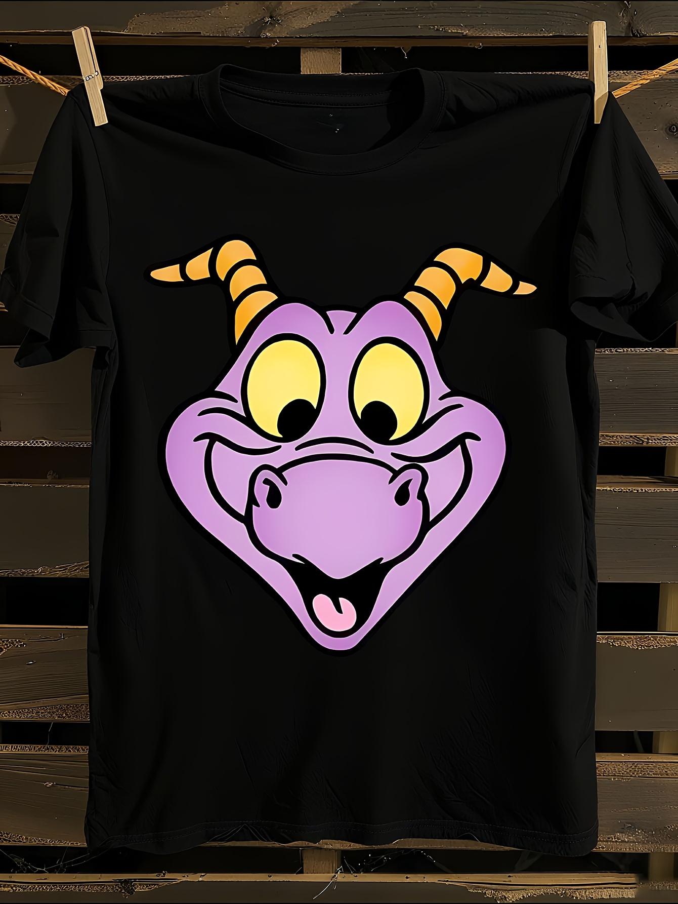 Iconic Figment Dragon Purple/Pink Character Tshirt S